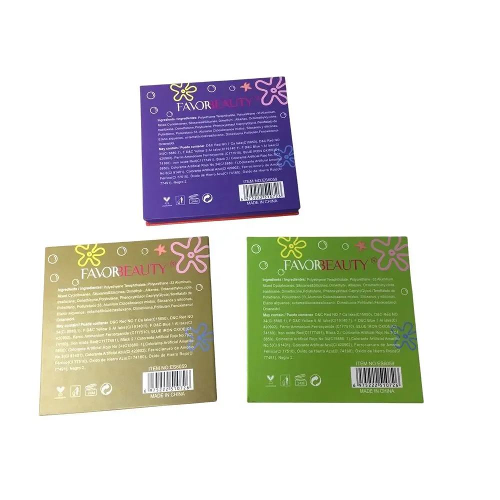 Favor Beauty Mr Krabs, Patrick & Squidward - 3 Make Up Eyeshadow Palettes -